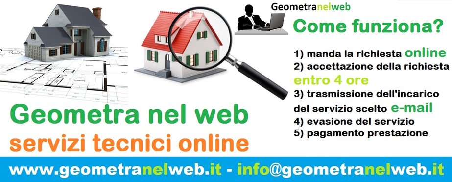 Geometra online - Geometra nel web - servizi tecnici online - servizi catastali online - consulenze tecniche online - preventivo geometra